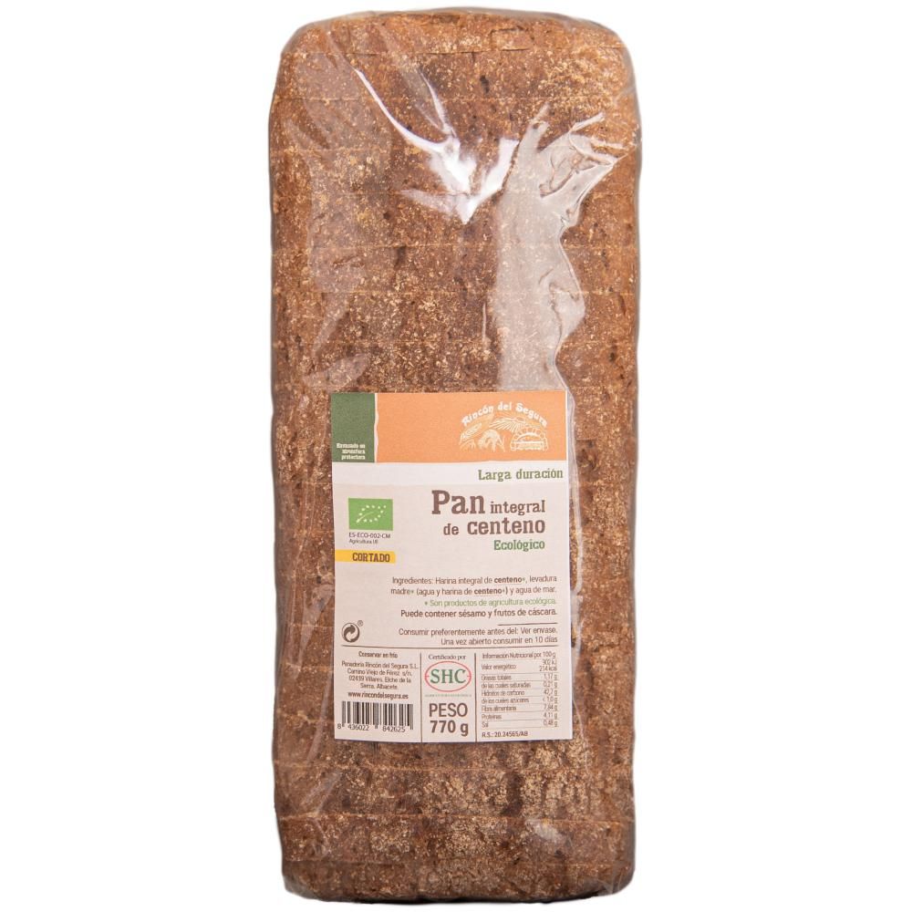 Pan de Centeno Integral Ecológico Pema 375 g en Planeta Huerto